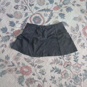 Zara Charcoal Gray Mini Skirt